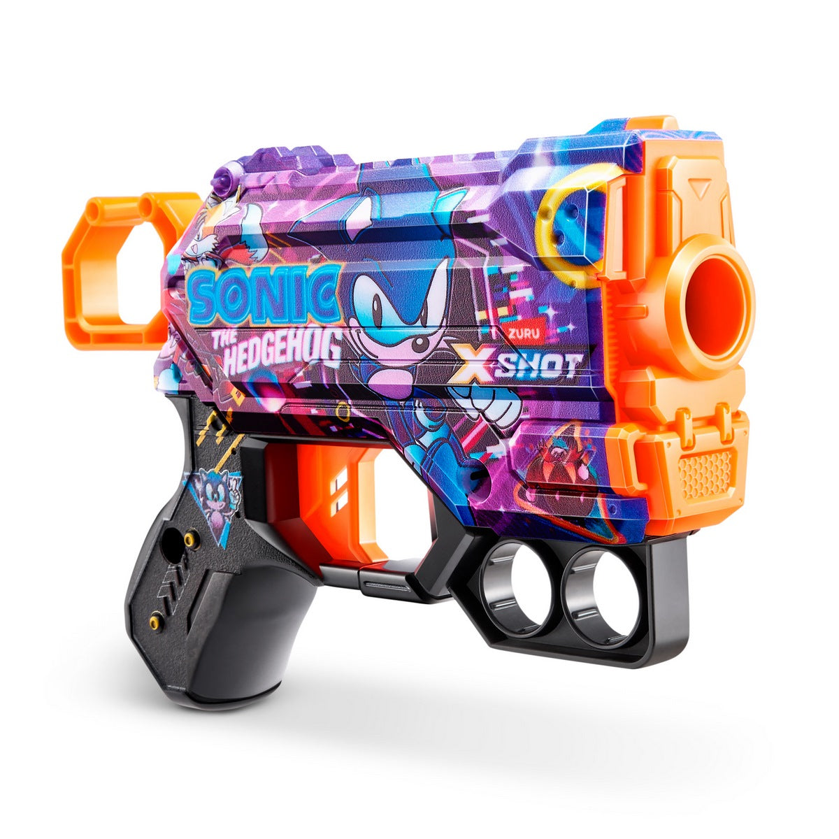 Lanza Dardos Skin Menace Sonic Con 8 Dardos X-Shot - Super Speed